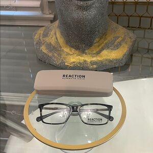 Kenneth Cole Reaction Black Eyeglasses with Case